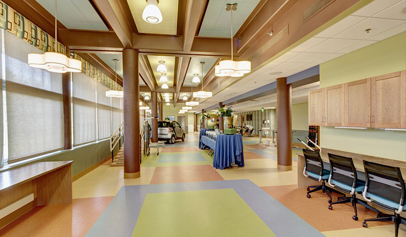Project Portfolio Van Duyn Center For Rehabilitation Therapy Suite from Schopfer Architects